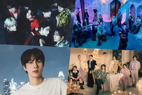 ENHYPEN, SEVENTEEN, BTS’s Jin, Stray Kids, BOYNEXTDOOR, P1Harmony, And More Sweep Top Spots On Billboard World Albums Chart