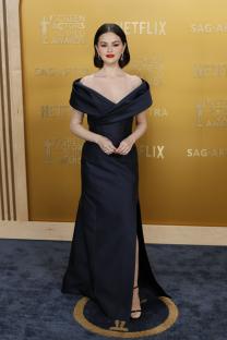 Selena Gomez at the Screen Actors Guild Awards.