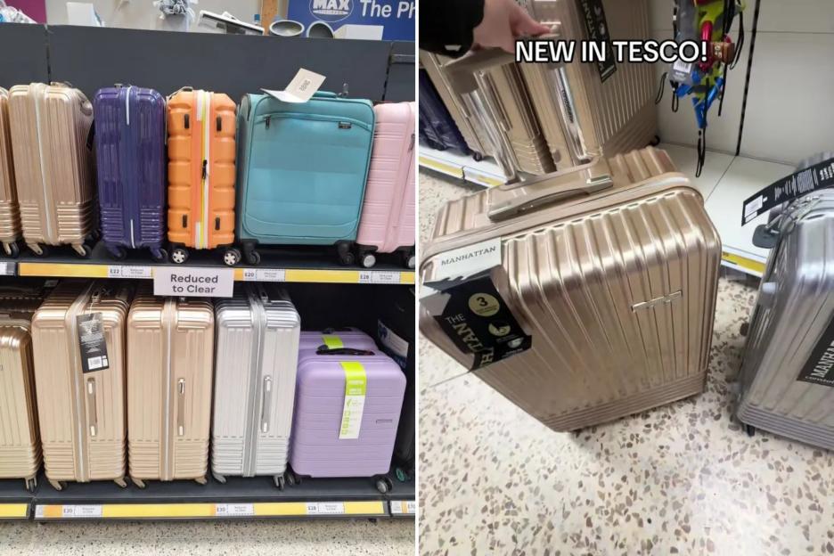 Suitcase loved by celebs is scanning for half-price at Tesco – it passes airlines’ strict rules & fits enough for a week