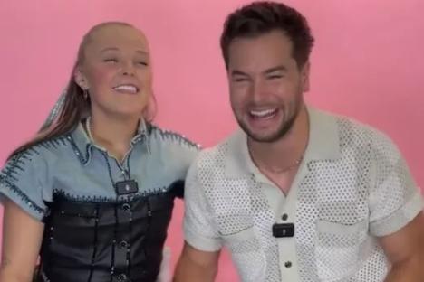 JoJo Siwa and Chris Hughes spotted using ‘secret code’ to say ‘I love you’ outside of CBB – did you see it?