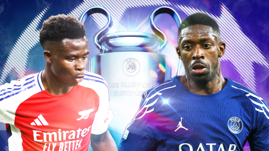 Bukayo Saka vs Ousmane Dembele: How Arsenal and PSG’s star men compare ahead of Champions League showdown