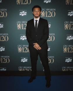 Jadon Sancho at the Chelsea FC Awards.