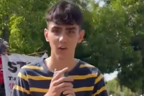Mastermind of furious anti-tourist protests in Majorca targeting Brits unmasked as boy, 16, inspired by Greta Thunberg