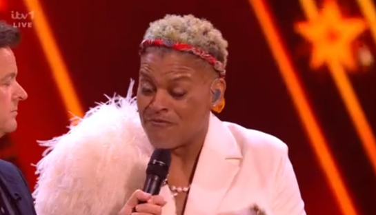 CJ Emmons, Britain's Got Talent semi-finalist, at the microphone.