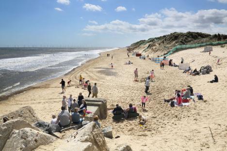 Major search for missing aircraft that sent panicked mayday call before vanishing near UK beach as helicopter deployed