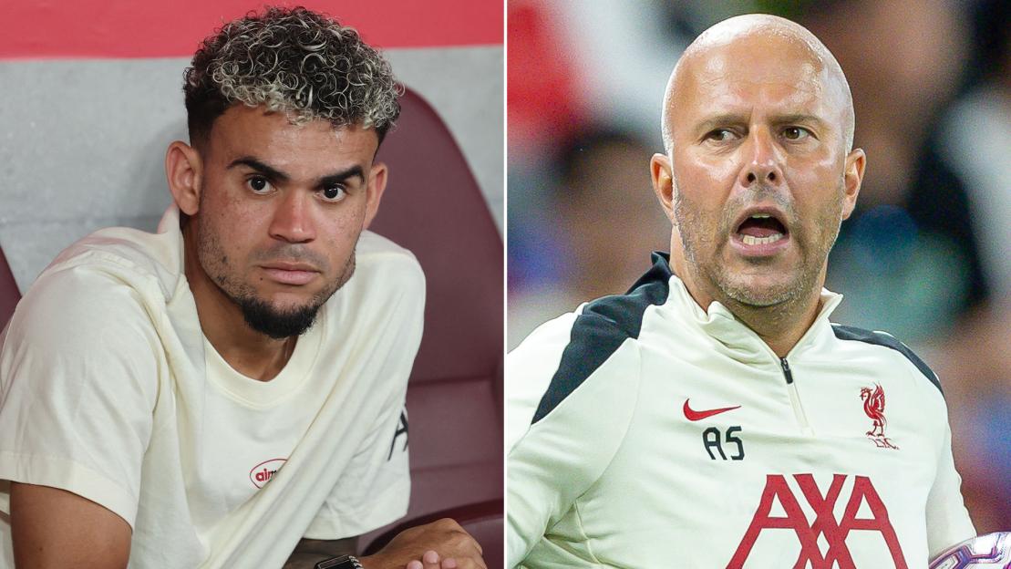 Arne Slot confirms Luis Diaz’s Liverpool future in doubt after winger left out of squad for AC Milan clash