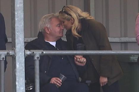 Loved up Eamonn Holmes enjoys tender kiss with new lover Katie Alexander amid divorce battle with ex Ruth Langsford
