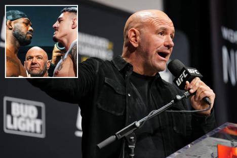 ‘Fight is done’ – Dana White confirms big UFC title bout as he breaks silence on Jon Jones v Tom Aspinall being ‘AGREED’