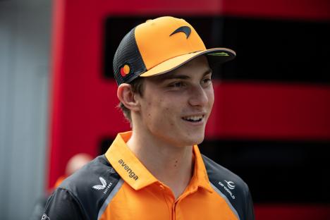 Mandatory Credit: Photo by Cristopher Ponso/ZUMA Press Wire/Shutterstock (15302741av) The Championship leader Oscar Piastri(mclaren F1 team)on his way to press conference at Autodromo Enzo e Dino Ferrari(Imola,BO) on Thursday,September 15th F1 Emilia Romagna Grand Prix 2025, Imola, Bo, Italy - 15 May 2025