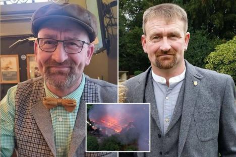 Father killed alongside hero firefighters in blaze was trying to help them, his family reveal in heartbreaking tribute