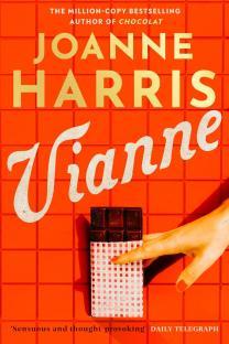 Book cover for Joanne Harris' Vianne, featuring a chocolate bar.