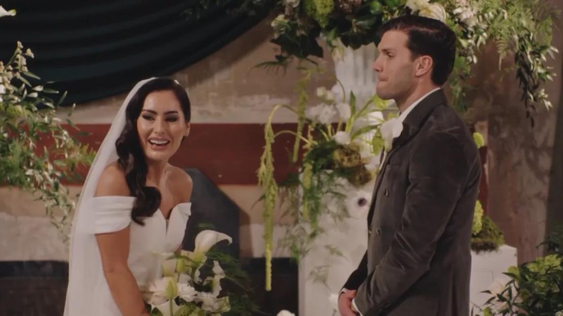 Reiss and Leisha on their wedding day.