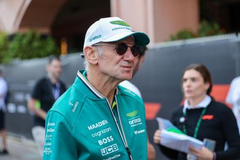 Adrian Newey, Technical Director of the Aston Martin Aramco F1 Team, at the Monaco Grand Prix.