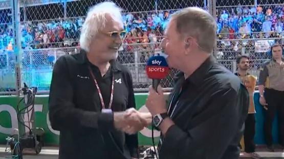 ‘You fired me’ – Martin Brundle in awkward reunion with former boss at Saudi Arabian Grand Prix