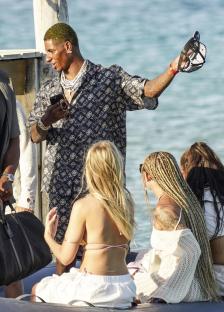 Marcus Rashford in Saint-Tropez.