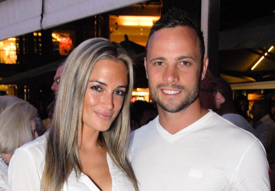 Photo of Oscar Pistorius and Reeva Steenkamp.