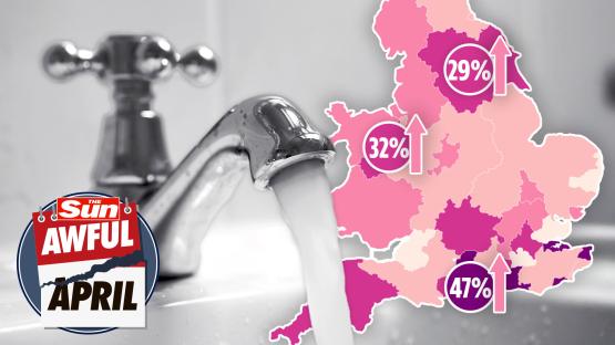 How much will YOUR water bills go up by this month? Search our map to reveal