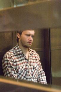 Alexander Pichushkin, the "Bitsevsky Maniac," in court.