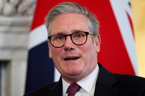 Head-and-shoulders portrait of Keir Starmer.