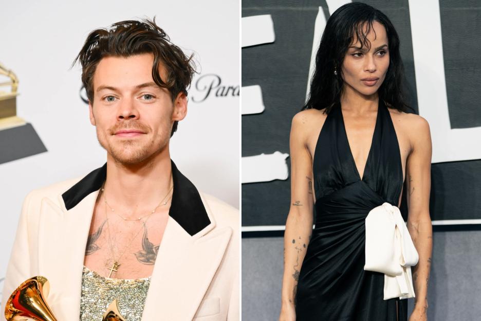 Harry Styles spotted kissing Zoe Kravtiz at London restaurant as 1D star & Catwoman actress enjoy string of dates
