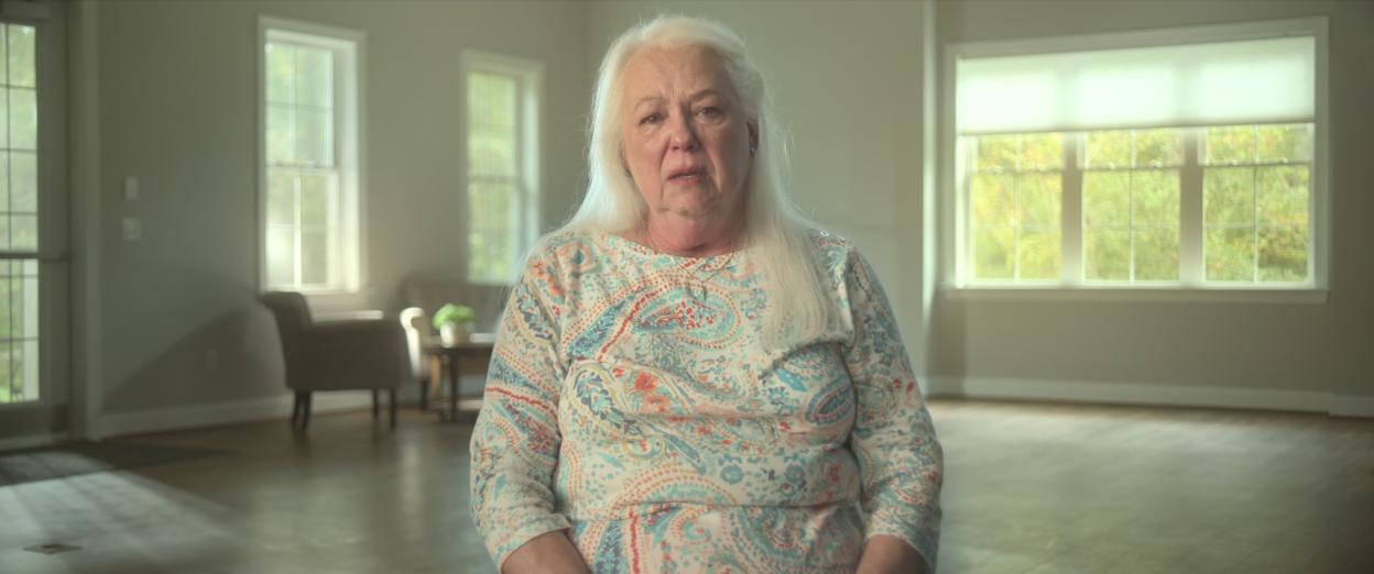 Woman speaking about the disappearance of Amy Bradley from a cruise ship.