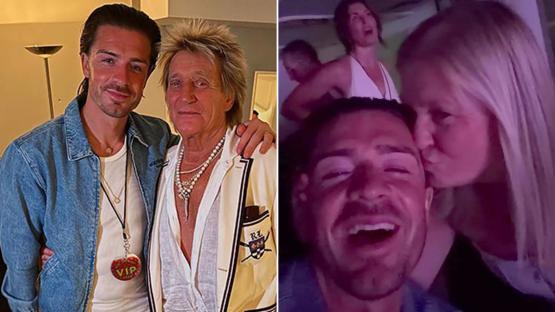 Jack Grealish splashes £100k to whisk family off to see Rod Stewart in Dortmund as Man City star shows off singing voice