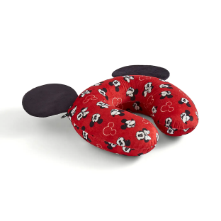 Mickey Mouse travel pillow.