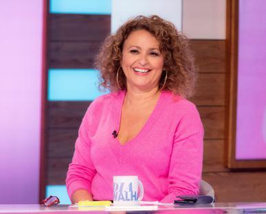 Nadia Sawalha on the Loose Women TV show.