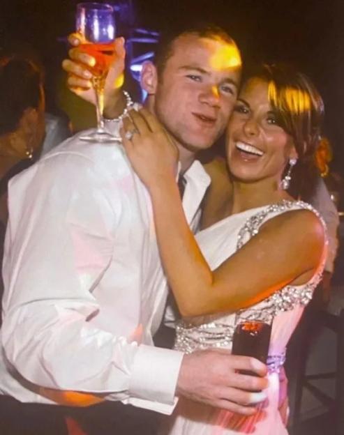 Wayne Rooney and Coleen McLoughlin celebrating their stag and hen parties.