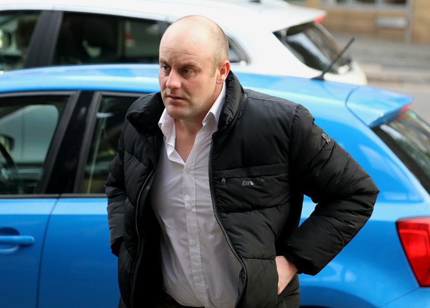 Joshua Hunt arriving at Bristol Magistrates Court.