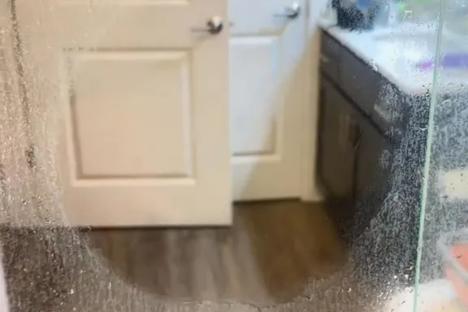 The 5p hack that scrubbed thick soap scum and limescale off my glass shower door in seconds – it’s gleaming