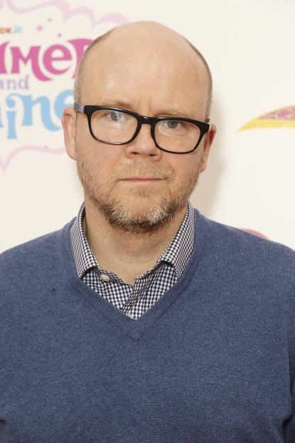 Toby Young attends the premiere of "Shimmer and Shine."