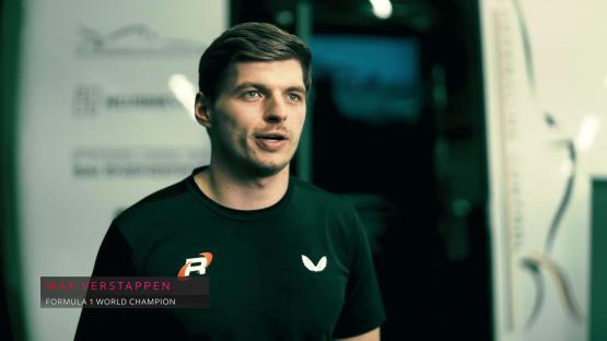 Max Verstappen, Formula 1 World Champion, speaking.