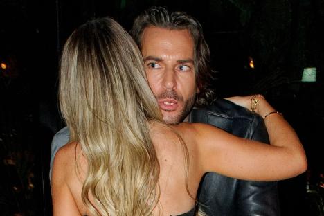 Pete Wicks hugs Love Island star Samantha Kenny after night out – as he moves on from Maura Higgins