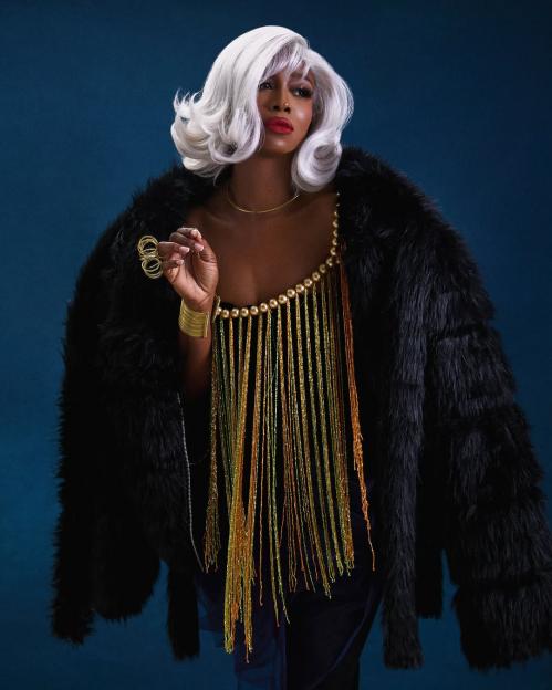 Lilian Afegbai Channels Old Hollywood Glamour in This Stunning Vintage-Inspired Look