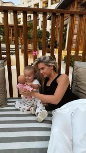 Molly Mae and Bambi in Dubai.