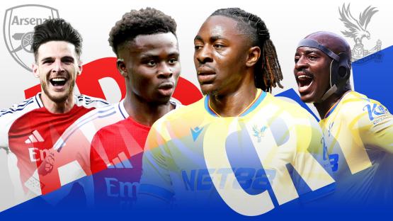 Arsenal vs Crystal Palace LIVE SCORE: Saka on bench as Gunners hope to avoid handing Liverpool title – latest updates
