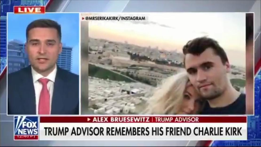 Heartbreaking moment Trump advisor breaks down live on Fox News hoping Charlie Kirk would have been president