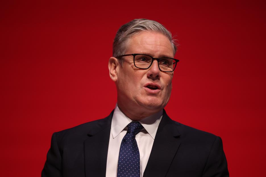 Prime Minister Sir Keir Starmer at the Labour Party conference.