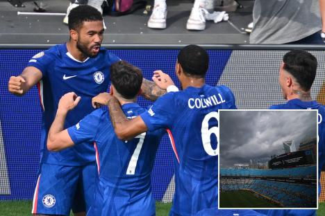 Chelsea 4 Benfica 1 (aet): Blues eventually reach Club World Cup quarters with extra-time blitz after TWO-HOUR delay