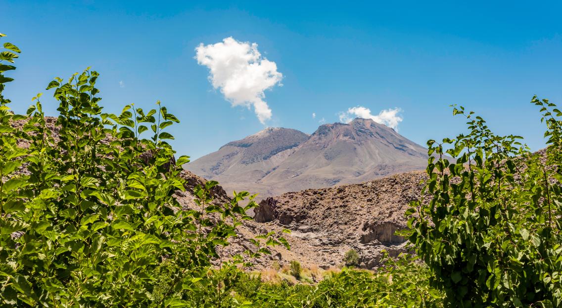 Mount Taftan Volcano