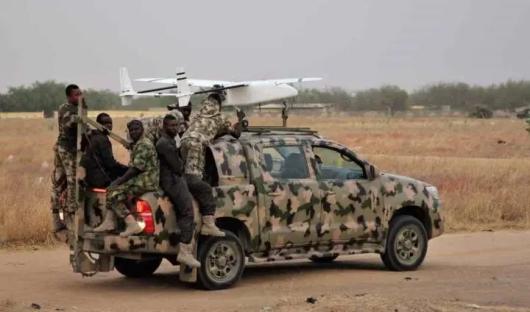 Nigerian military, Briech launch locally made bombs, attack drones
