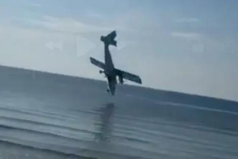 At least 5 killed after police plane crashes into the sea in Thailand as horror pics show aircraft nosedive into water