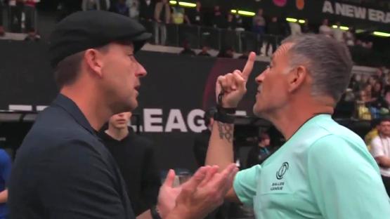 ‘I’m doing your job’ – John Terry and Mark Clattenburg in furious bust-up as they reignite rivalry at Baller League