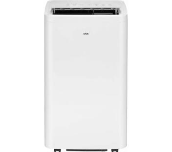 White Logik portable air conditioner and dehumidifier.