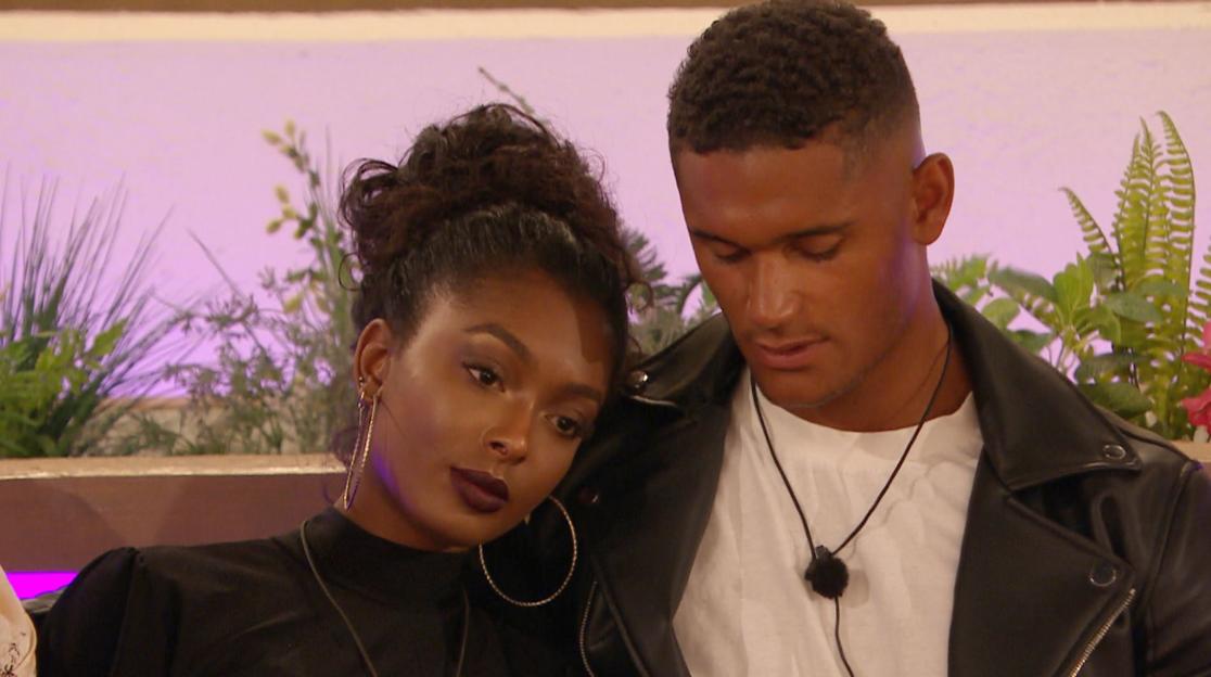 Anna's birthday party interrupted on Love Island.