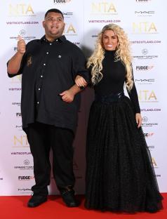Mandatory Credit: Photo by David Fisher/Shutterstock for NTA (13446033fk) Harvey Price and Katie Price 27th National Television Awards, Arrivals, OVO Arena Wembley, London, UK - 13 Oct 2022