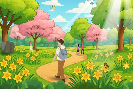 Everyone can see the daffodils – but you have 20/20 vision if you can spot all 5 hidden Easter eggs in under 20 seconds