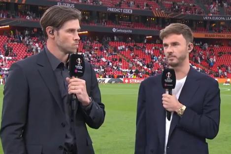 James Maddison’s now-deleted tweet about Gareth Bale resurfaces as he is interviewed by Spurs legend on TNT Sports