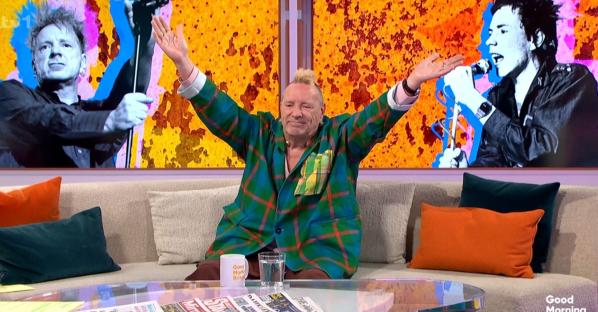 John Lydon on Good Morning Britain.